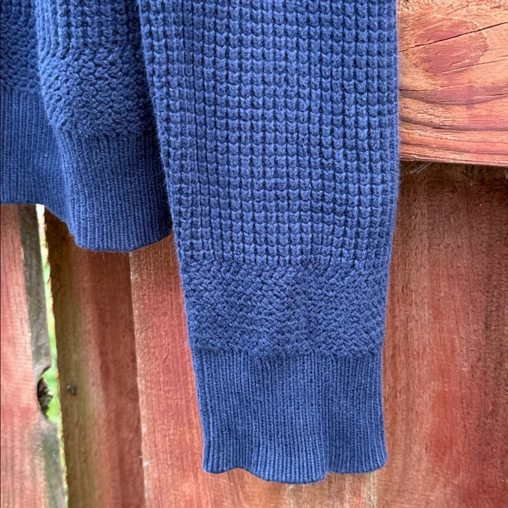 Gap Kids Navy Blue Shaker Stitch Knit Crewneck Sweater XL 12-13